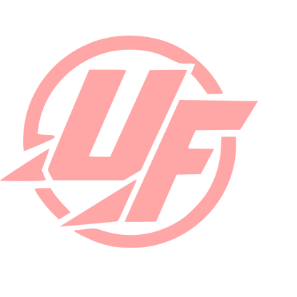 UF Ultimate Frisbee Circle Logo #ffa6a6