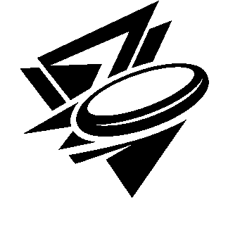 Ultimate Frisbee Disc Logo