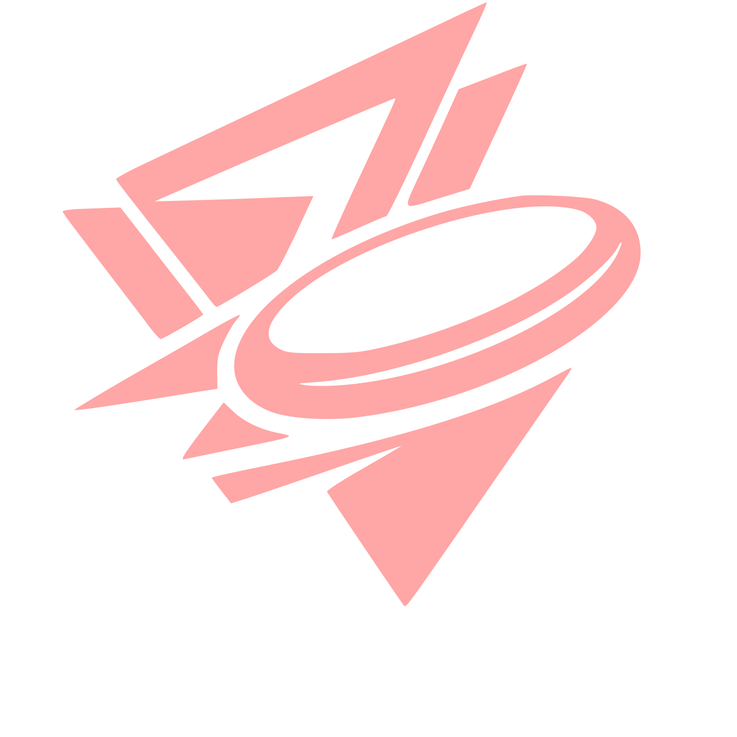 Ultimate Frisbee Disc Logo #ffa6a6