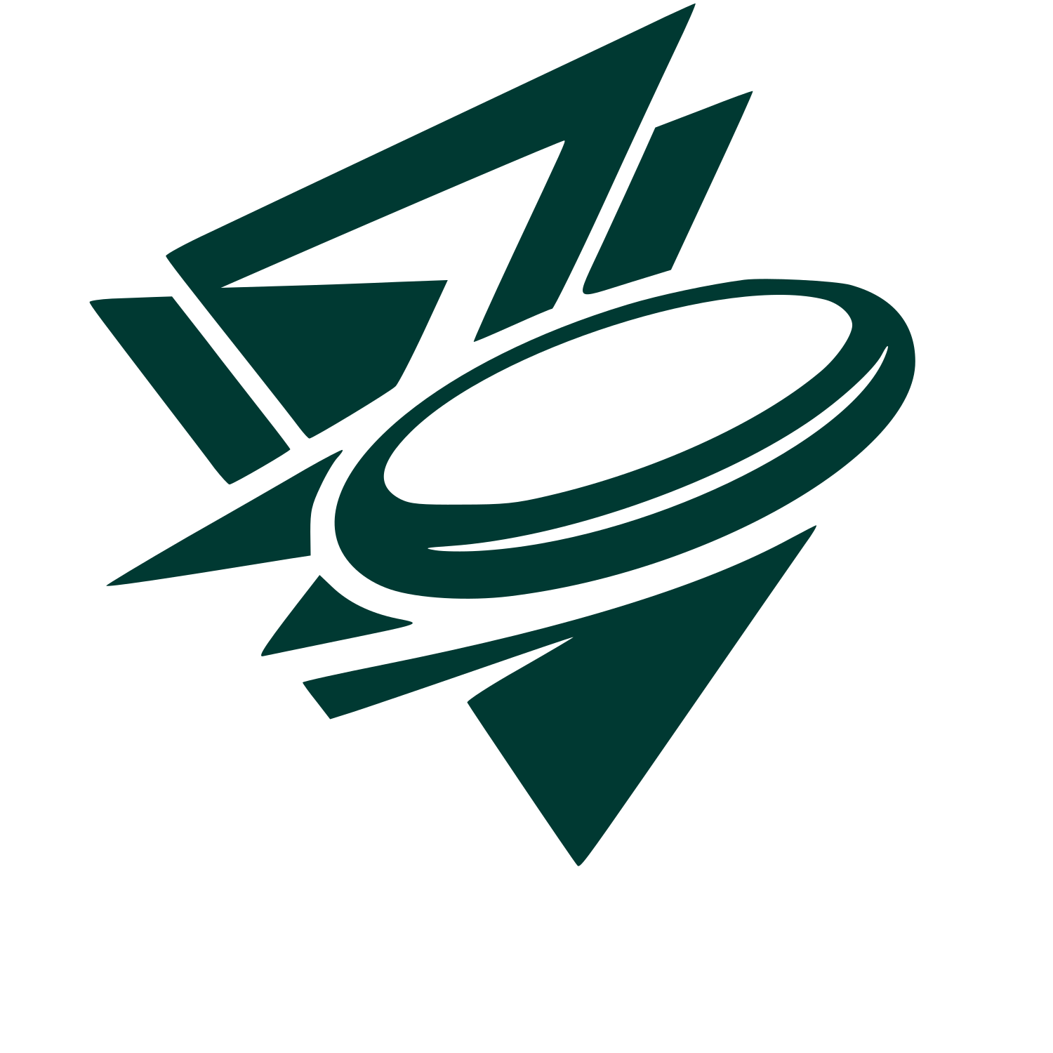 Ultimate Frisbee Disc Logo #003932
