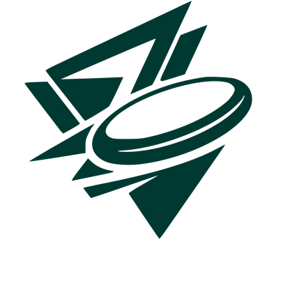 Ultimate Frisbee Disc Logo #003932