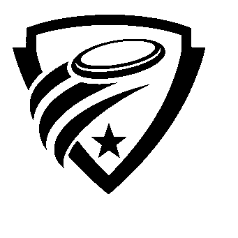 Ultimate Frisbee Shield Logo
