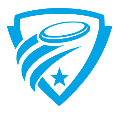 Ultimate Frisbee Shield Logo #00a3e4