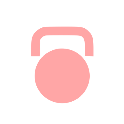 Kettlebell Weight Logo #ffa6a6