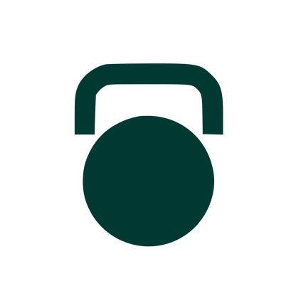 Kettlebell Weight Logo #003932