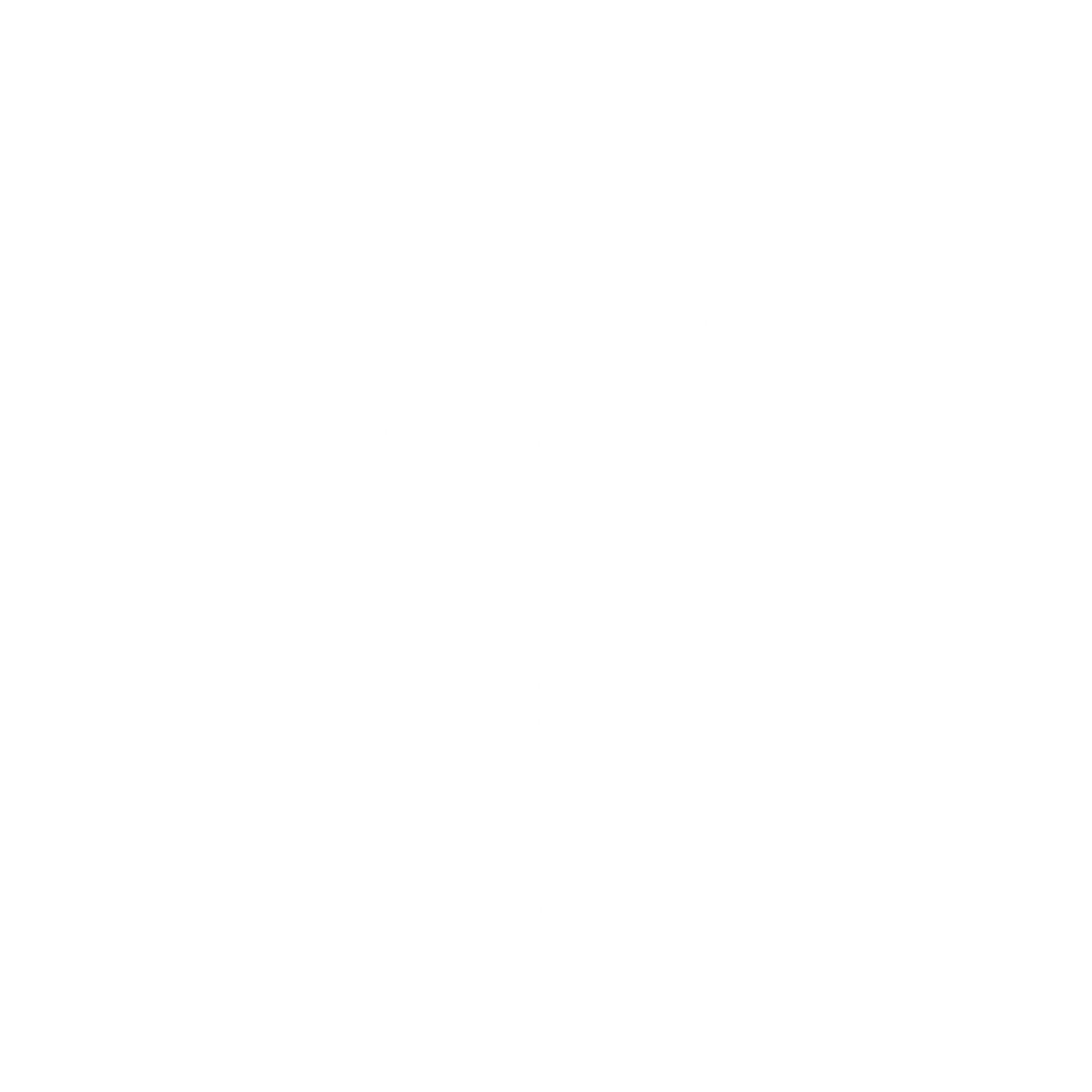Kettlebell Minimal Logo #ffffff