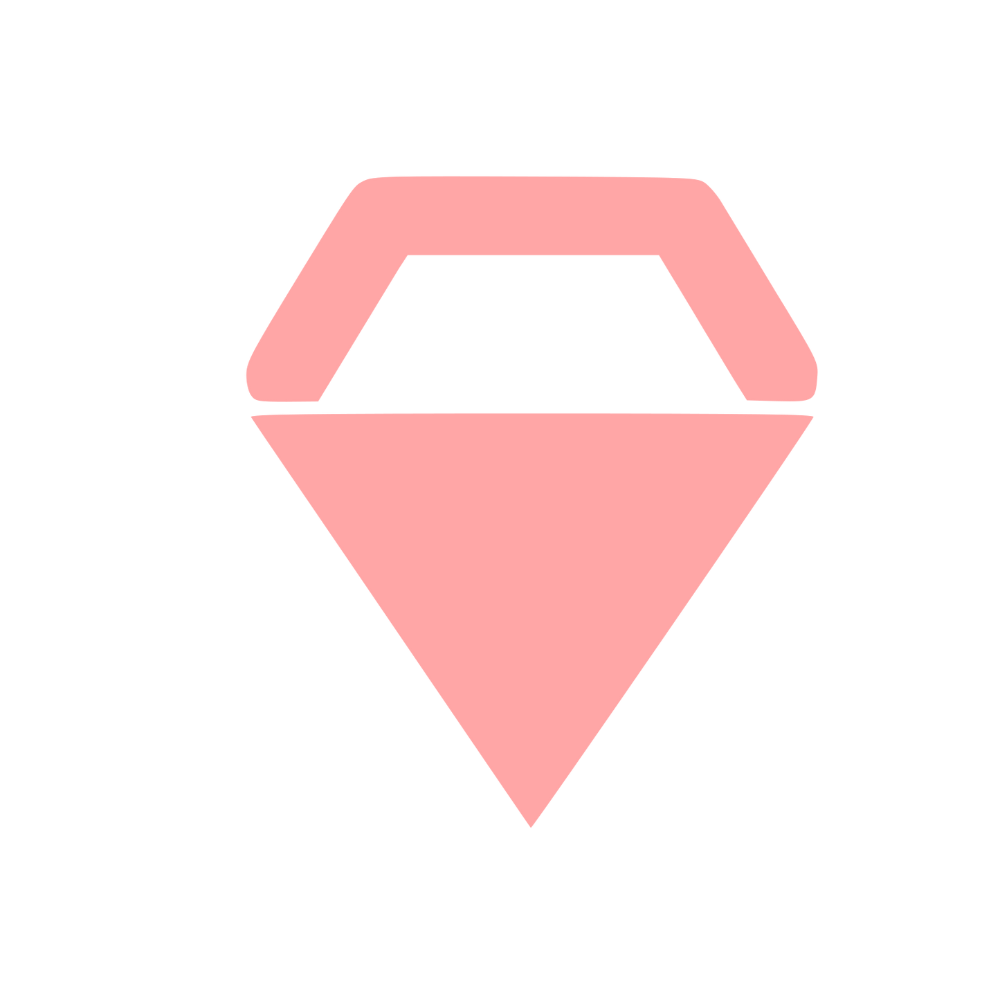 Diamond Gem Logo #ffa6a6