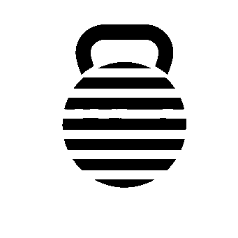 Striped Kettlebell Logo