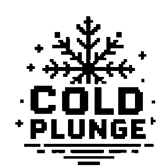 Pixel Snowflake Cold Plunge Logo