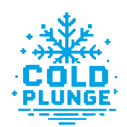 Pixel Snowflake Cold Plunge Logo #00a3e4