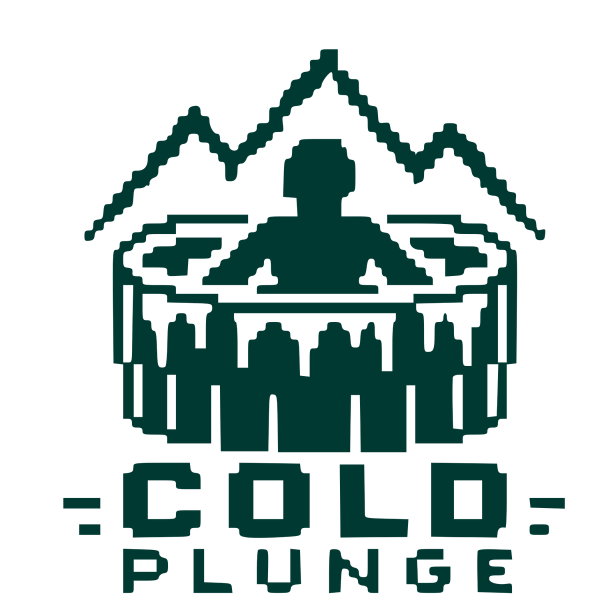 Pixel Cold Plunge Logo #003932