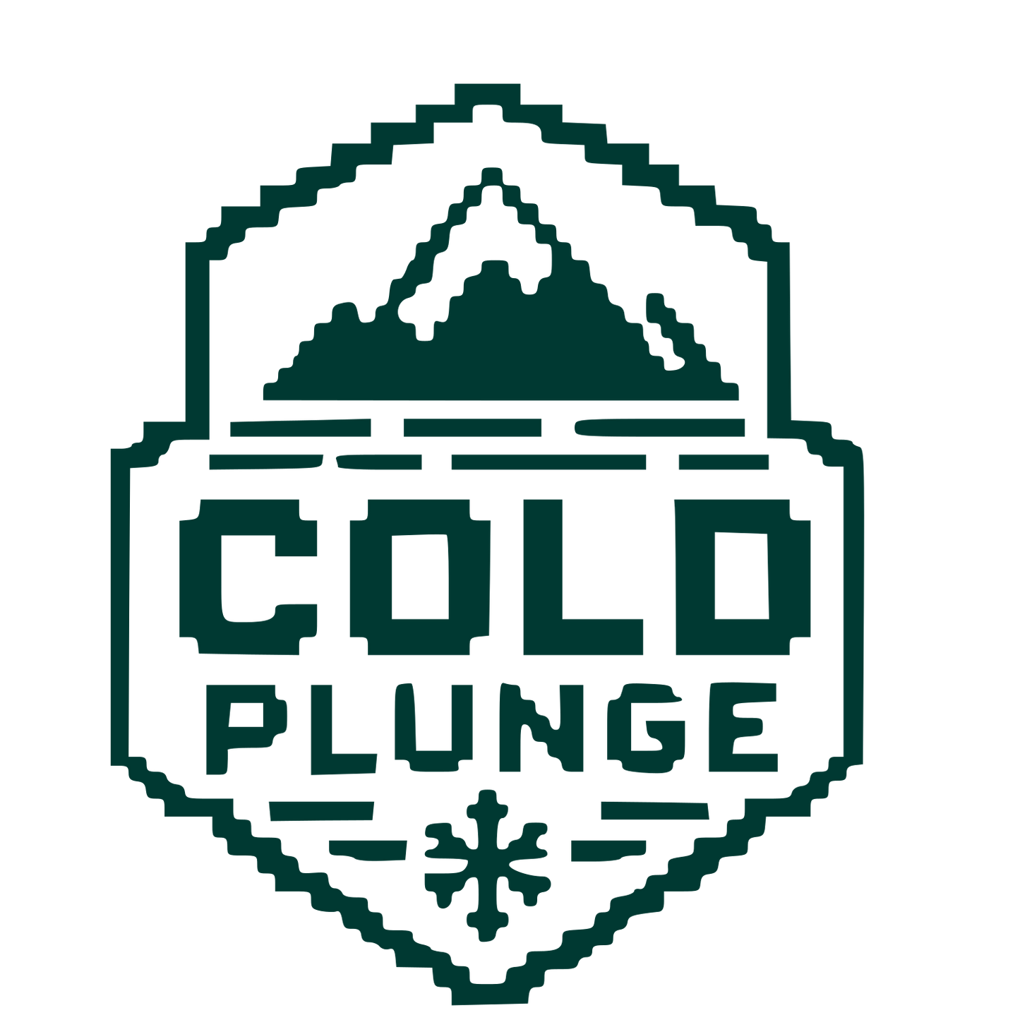 Pixel Cold Plunge Logo #003932