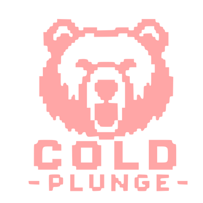 Pixel Bear Cold Plunge Logo #ffa6a6