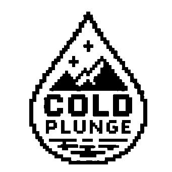 Pixel Cold Plunge Drop Logo
