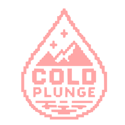 Pixel Cold Plunge Drop Logo #ffa6a6