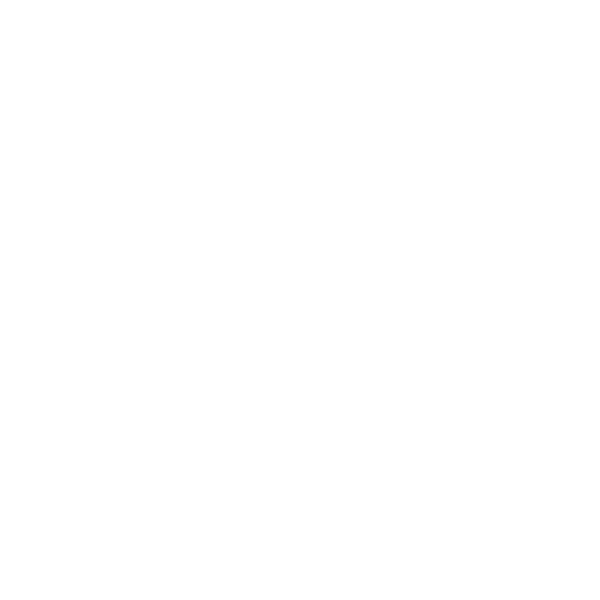 Pixel Cold Plunge Drop Logo #ffffff
