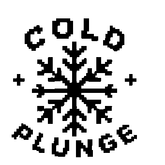 Pixel Snowflake Cold Plunge Logo