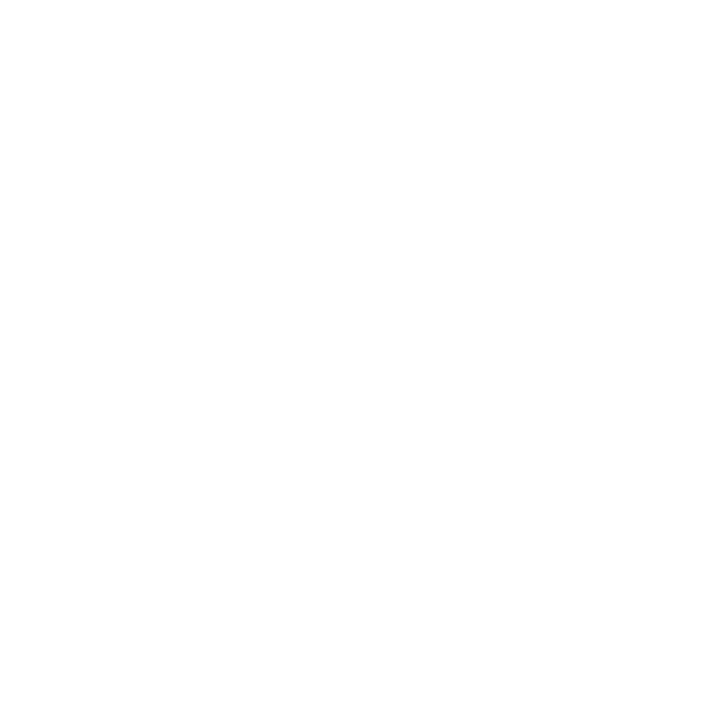 Pixel Snowflake Cold Plunge Logo #ffffff