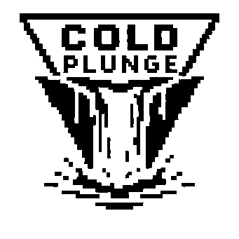 Pixel Waterfall Cold Plunge Logo