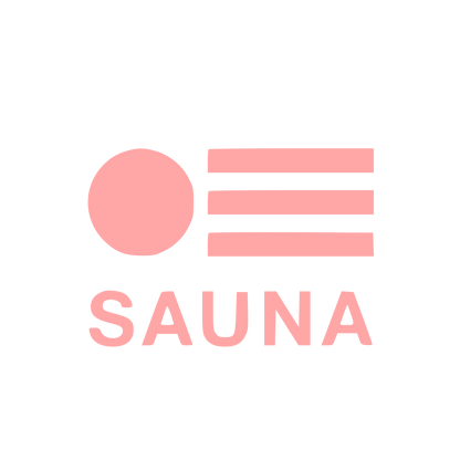 Sauna Circle Stripes Logo #ffa6a6