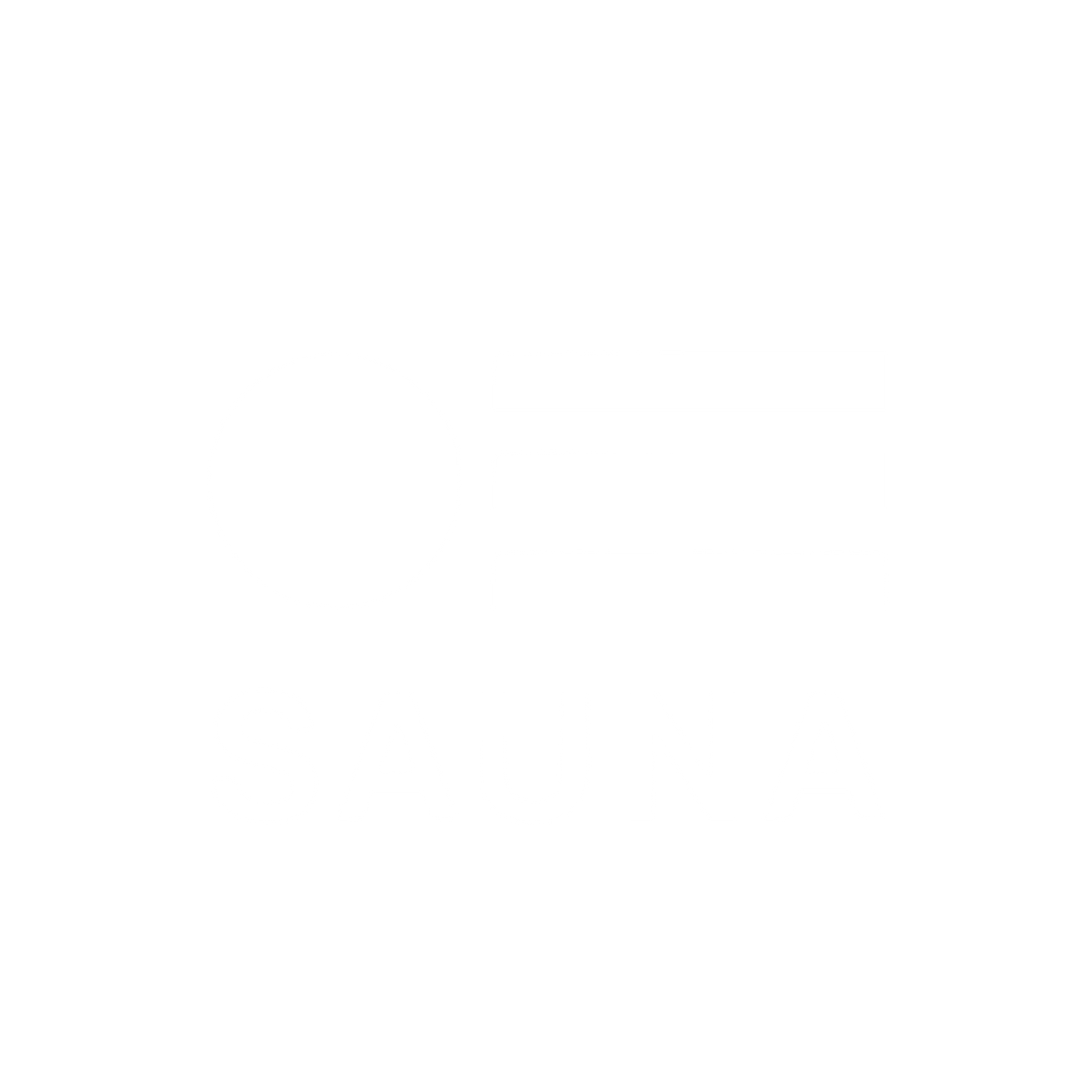 Sauna Circle Stripes Logo #ffffff
