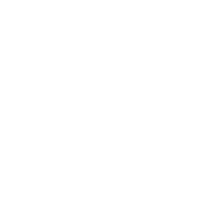 Sauna Circle Stripes Logo #ffffff
