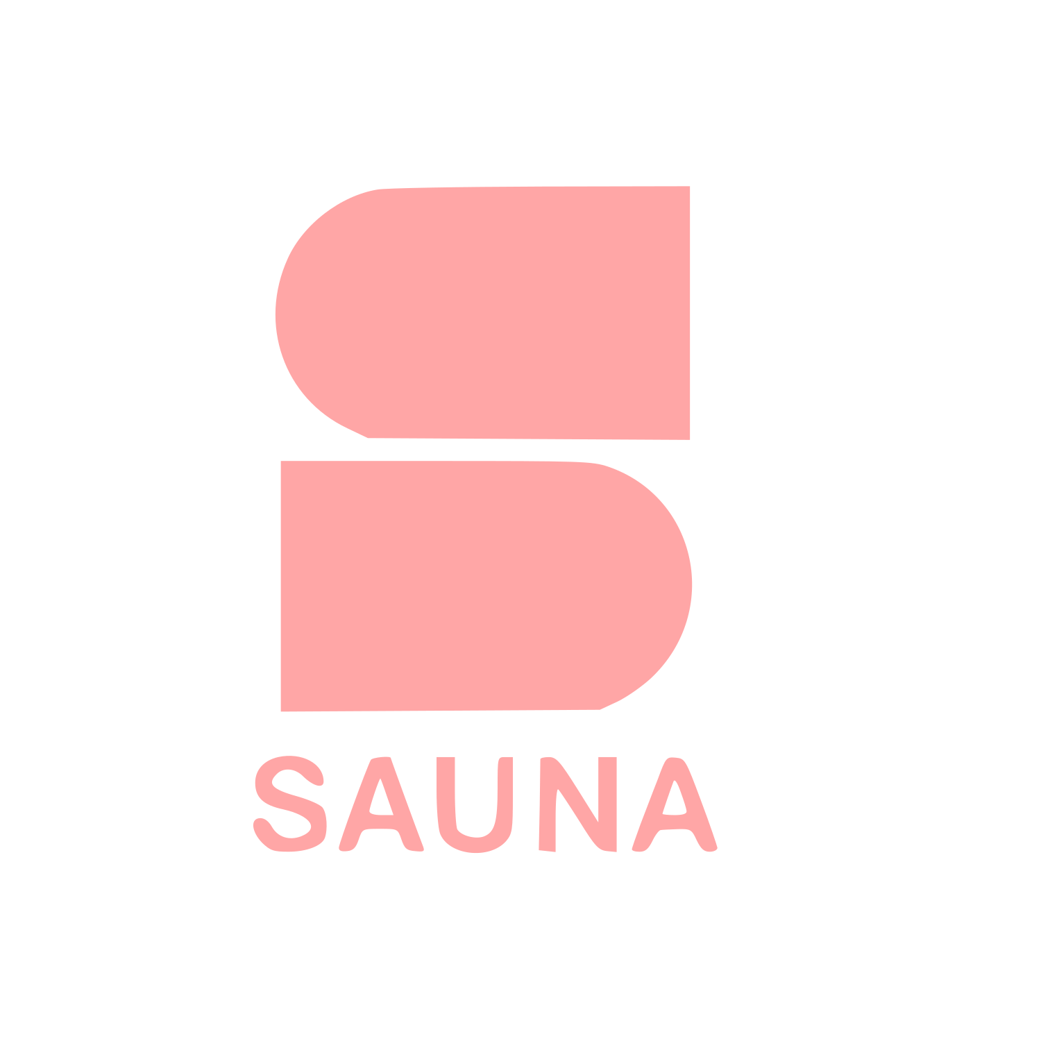 Swiss Style Sauna Letter Logo #ffa6a6