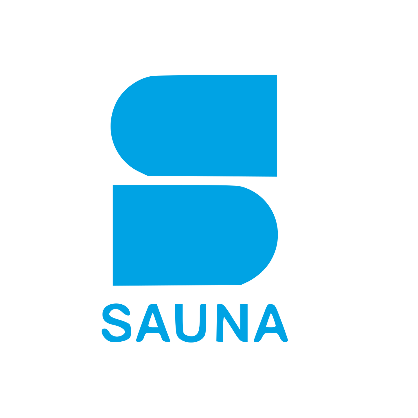 Swiss Style Sauna Letter Logo #00a3e4