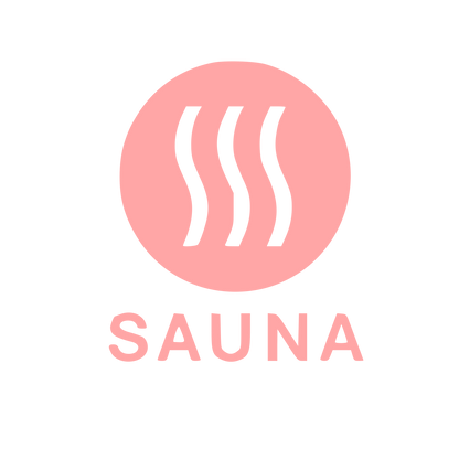 Sauna Steam Waves Logo #ffa6a6