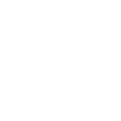 Sauna Steam Waves Logo #ffffff