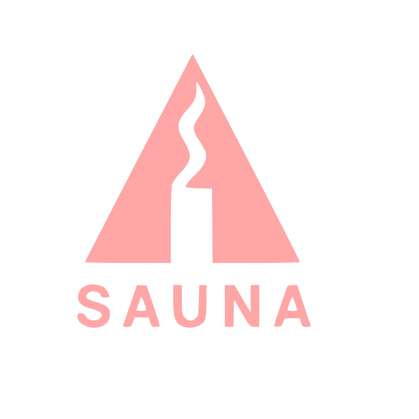 Swiss Sauna Steam Logo #ffa6a6