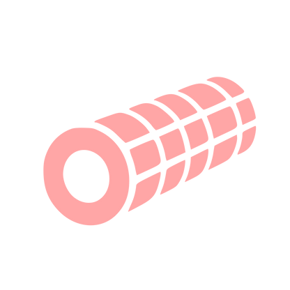 Foam Roller Pictogram Logo #ffa6a6