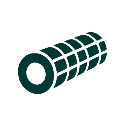 Foam Roller Pictogram Logo #003932