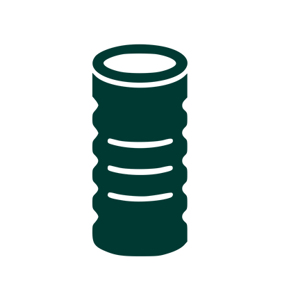 Foam Roller Cylinder Logo #003932