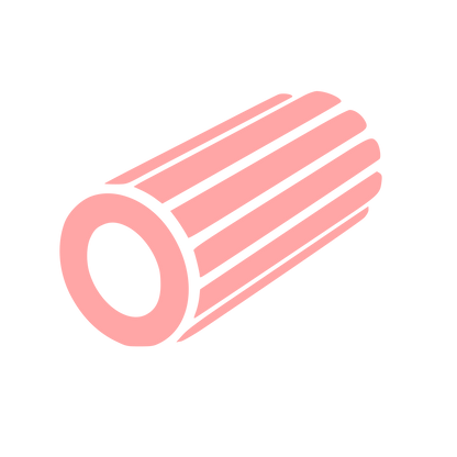 Foam Roller Fitness Logo #ffa6a6