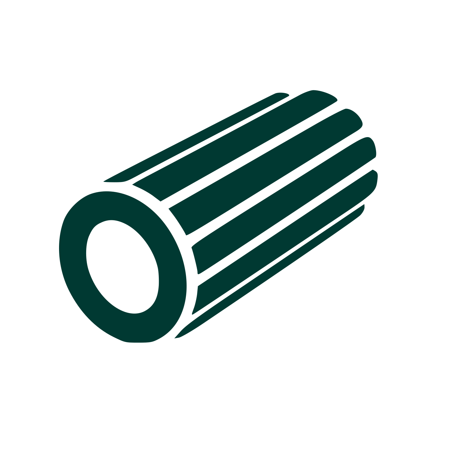 Foam Roller Fitness Logo #003932