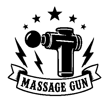 Massage Gun Badge Logo