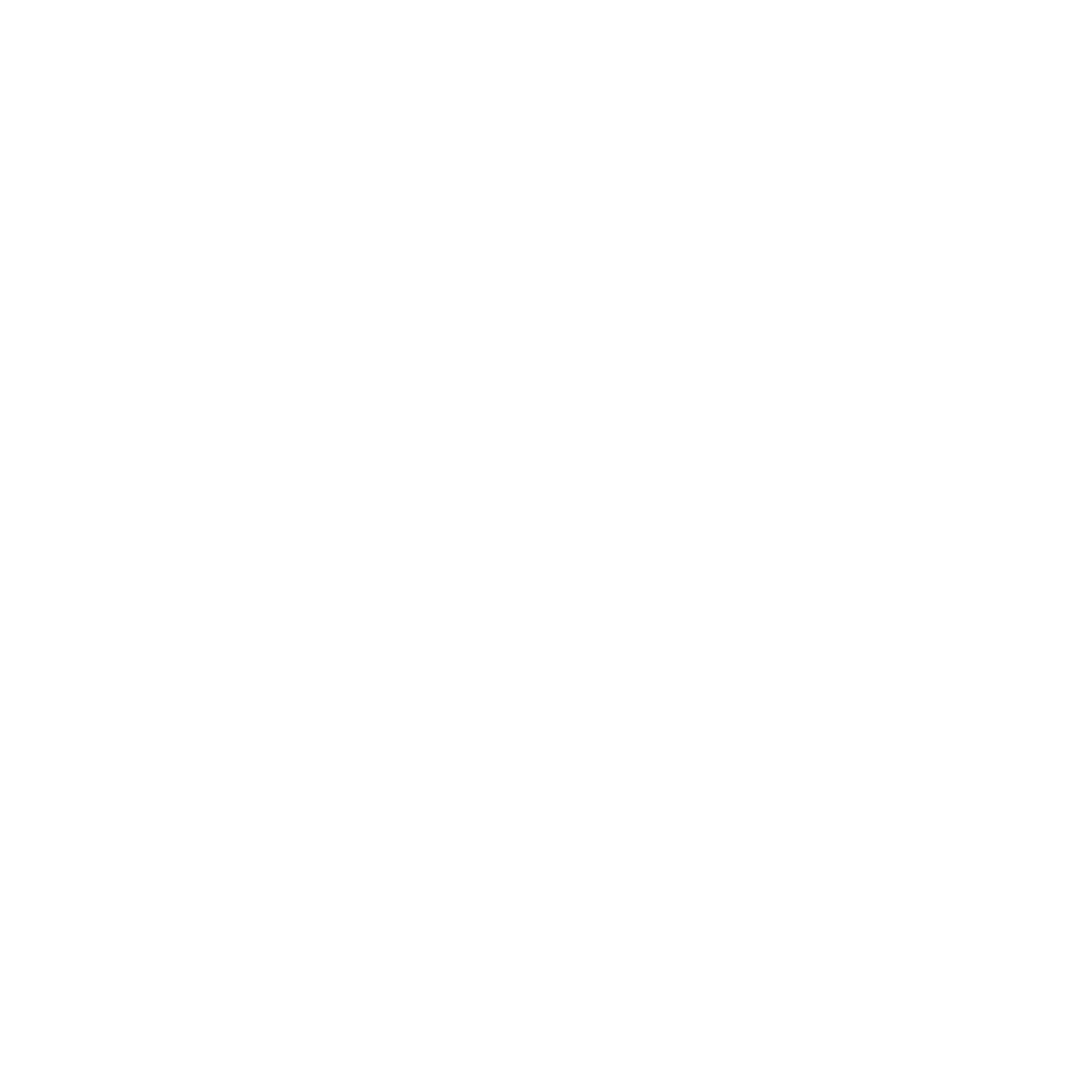Massage Gun Badge Logo #ffffff