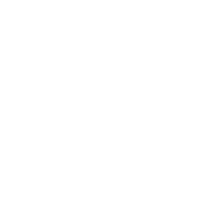 Massage Gun Star Badge Logo #ffffff