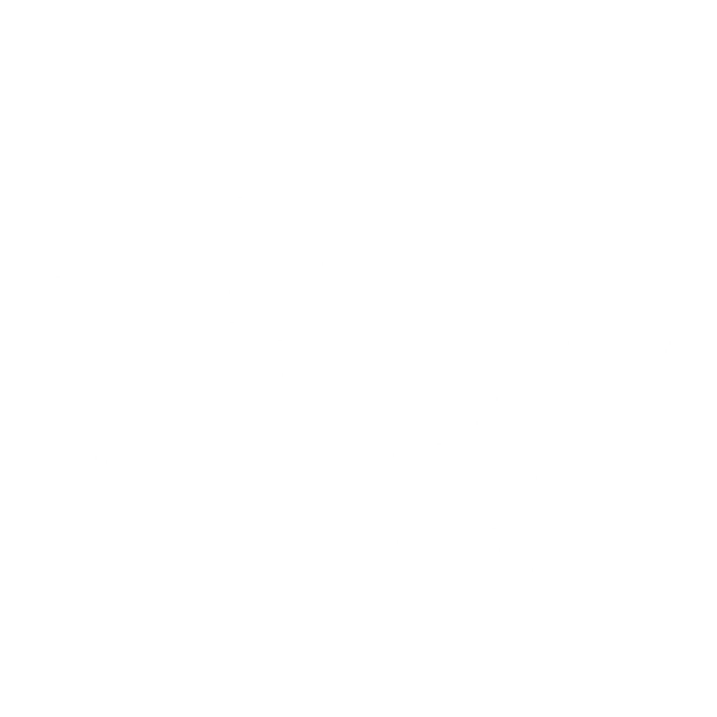 Massage Gun Wings Logo #ffffff