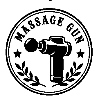 Massage Gun Badge Logo