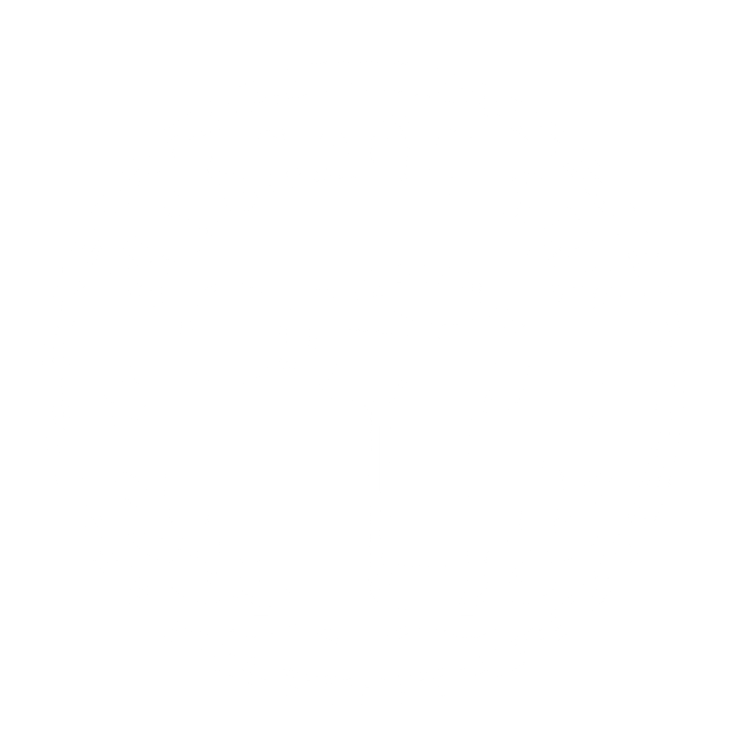 Massage Gun Badge Logo #ffffff