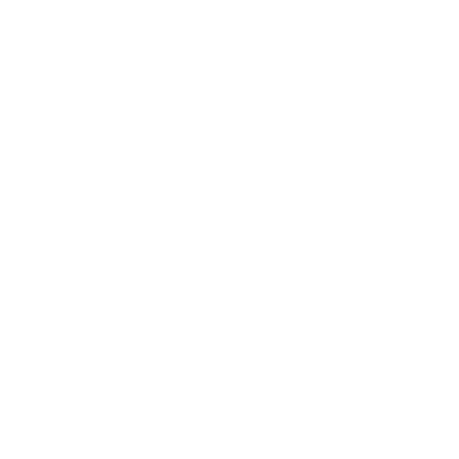 Massage Gun Badge Logo #ffffff