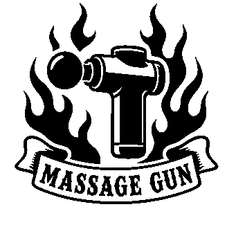 Massage Gun Tattoo Flash Logo