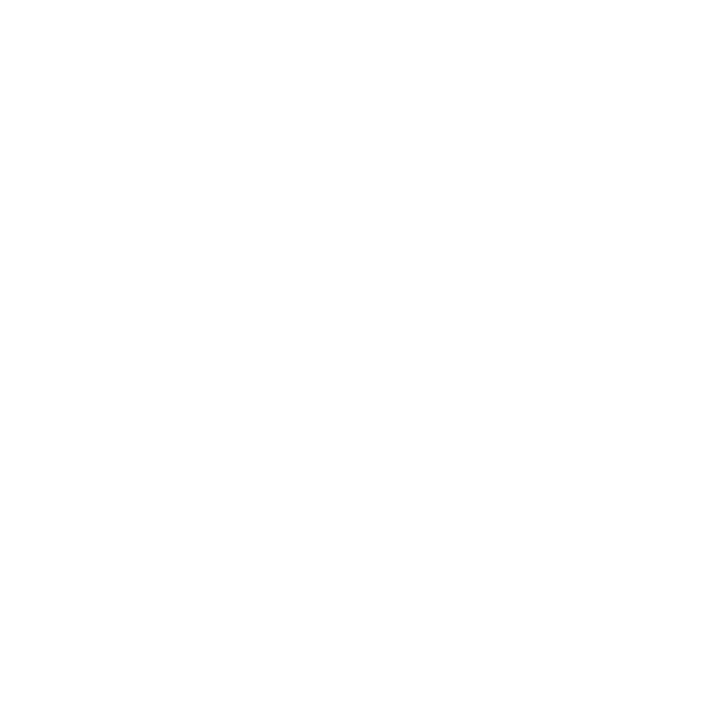 Massage Gun Tattoo Flash Logo #ffffff