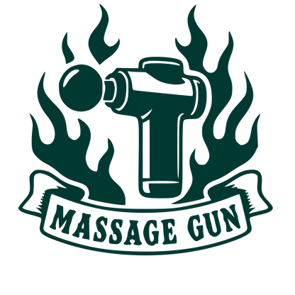 Massage Gun Tattoo Flash Logo #003932