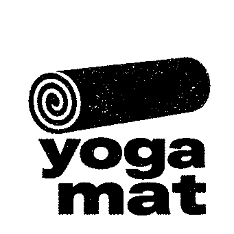 Yoga Mat Roll Logo