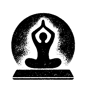 Yoga Pose Circle Logo