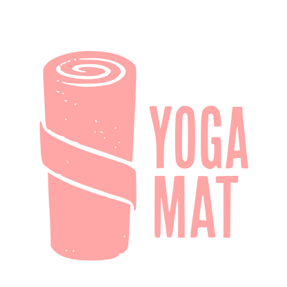 Yoga Mat Roll Logo #ffa6a6