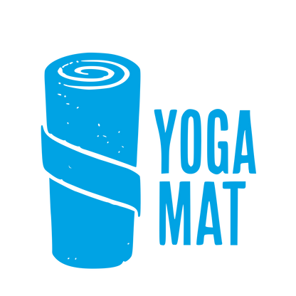 Yoga Mat Roll Logo #00a3e4